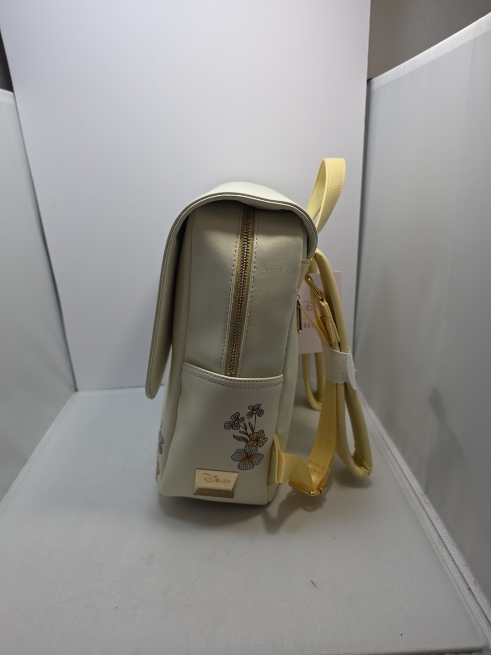 Disney Beauty & The Beast Belle & Philippe Floral Mini Backpack NWT - Picture 2 of 6